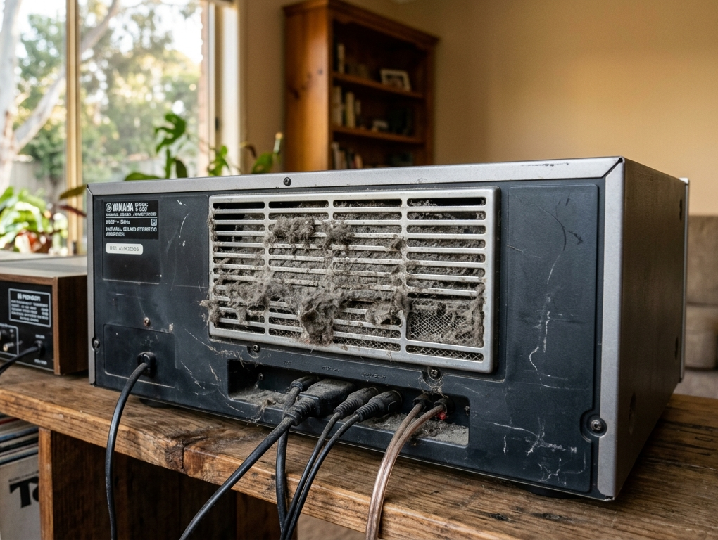 Home electronics blocked dusty vents causing overheating Sunshine Coast, Brocky's Electronics