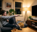 Smart TV stops working and freezes on screen in Australian home.