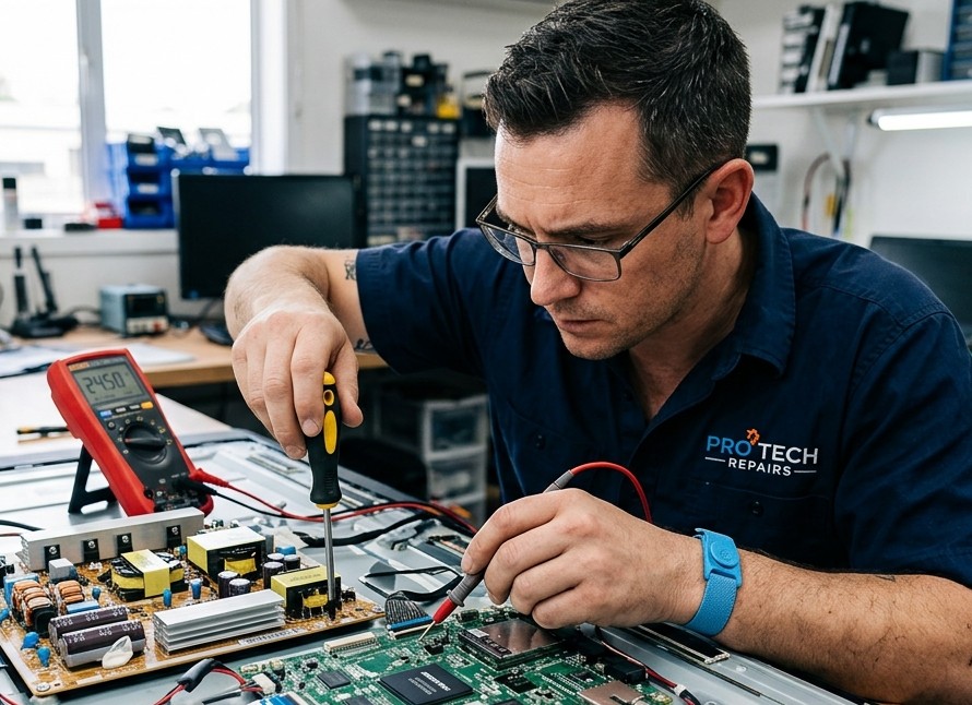 LED TV repair Sunshine Coast technician diagnosis