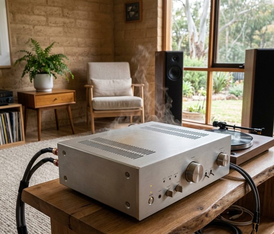 Audio amplifier overheating during extended use