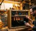 Guitar amplifier repair Sunshine Coast technician diagnosing crackling sound