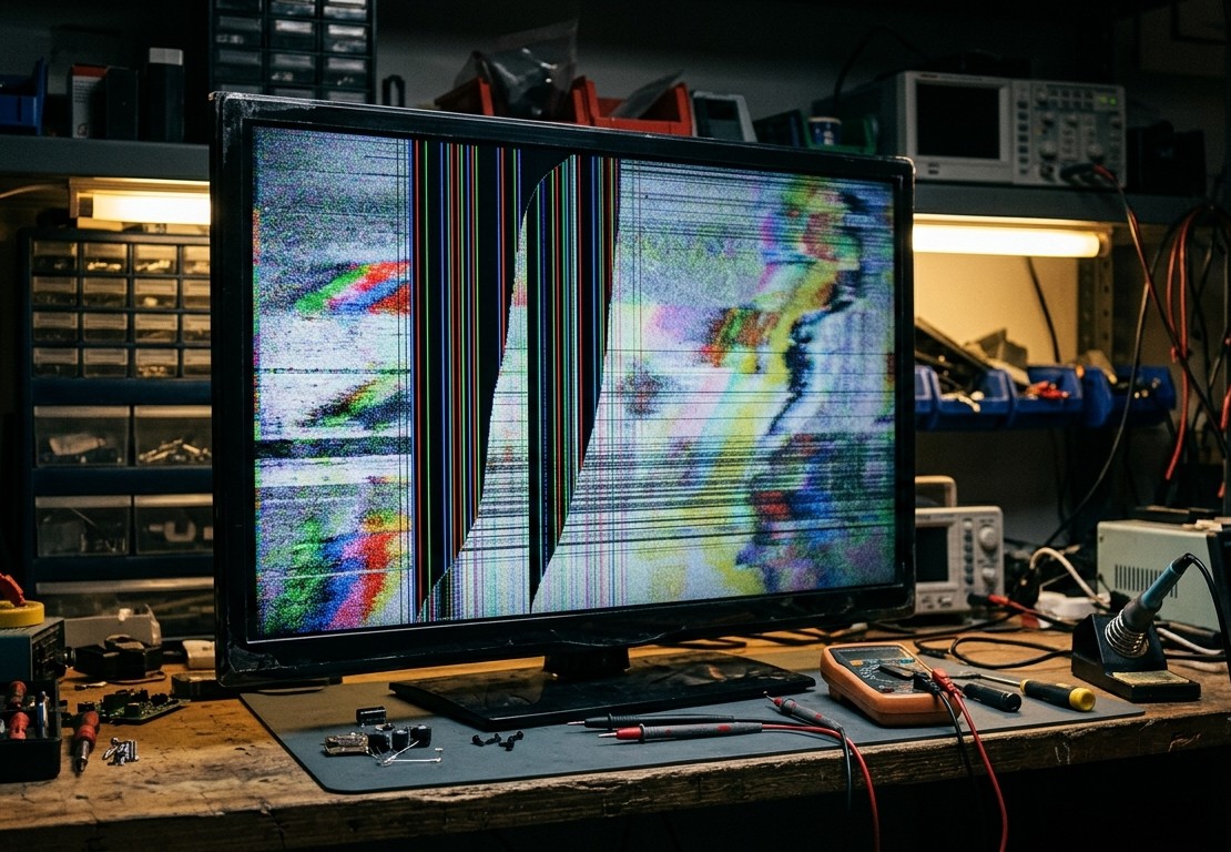 Samsung TV screen repair Sunshine Coast cracked panel fix